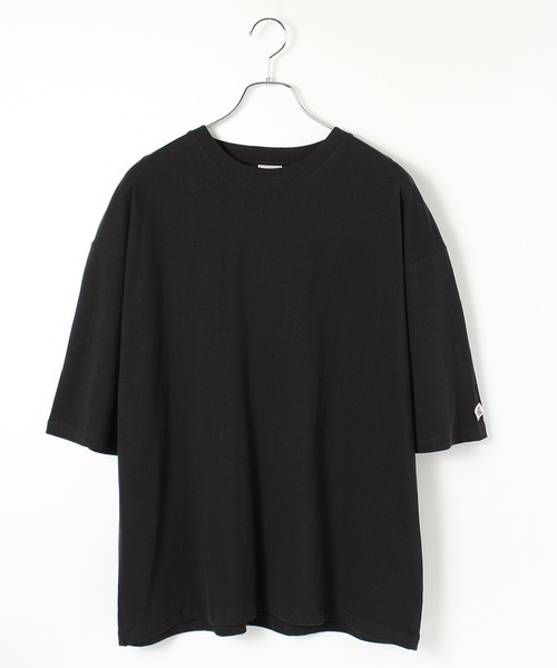 

Футболка хлопковая с круглым вырезом и нашивкой на рукаве JEMORGAN, черный