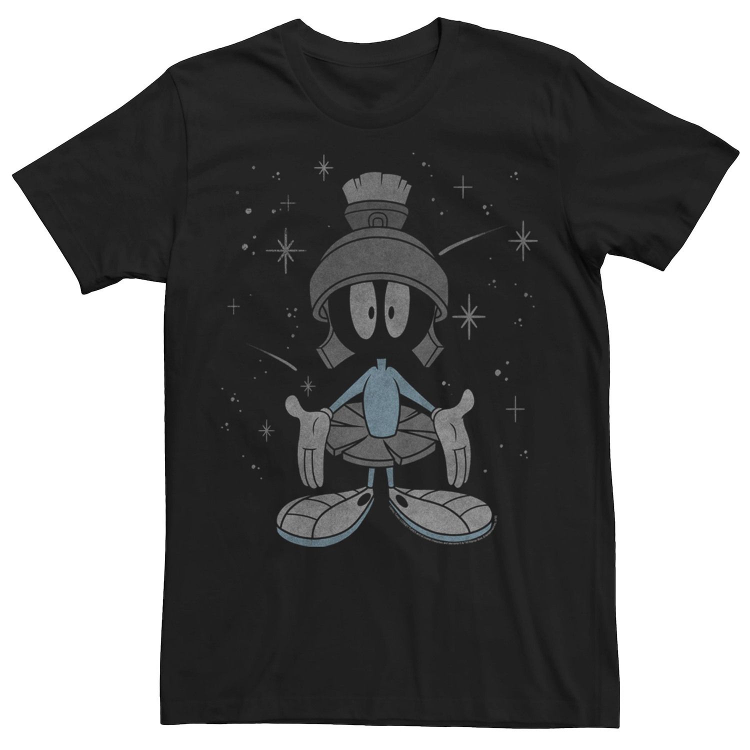 

Мужская футболка с портретом Looney Tunes Marvin The Martian Galaxy Licensed Character