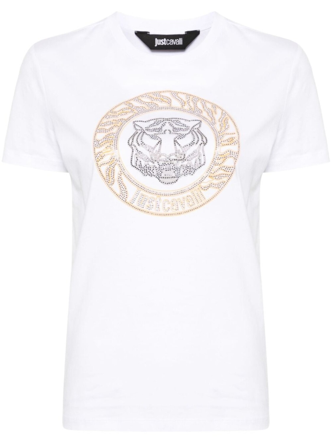 

Футболка с декором Tiger Just Cavalli, белый