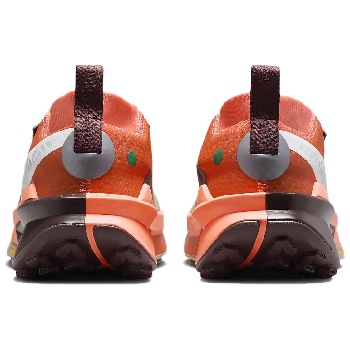 Nike ZoomX Zegama 2 Хаки Ярко-Малиновый Бордовый Раздавленный Белый Оранжевый Коричневый — фото 4