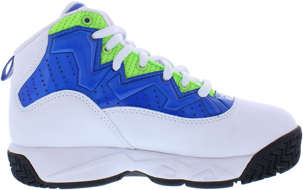 Кроссовки Fila Unisex-Child Kid's Fila Mb, белый/синий — фото 3