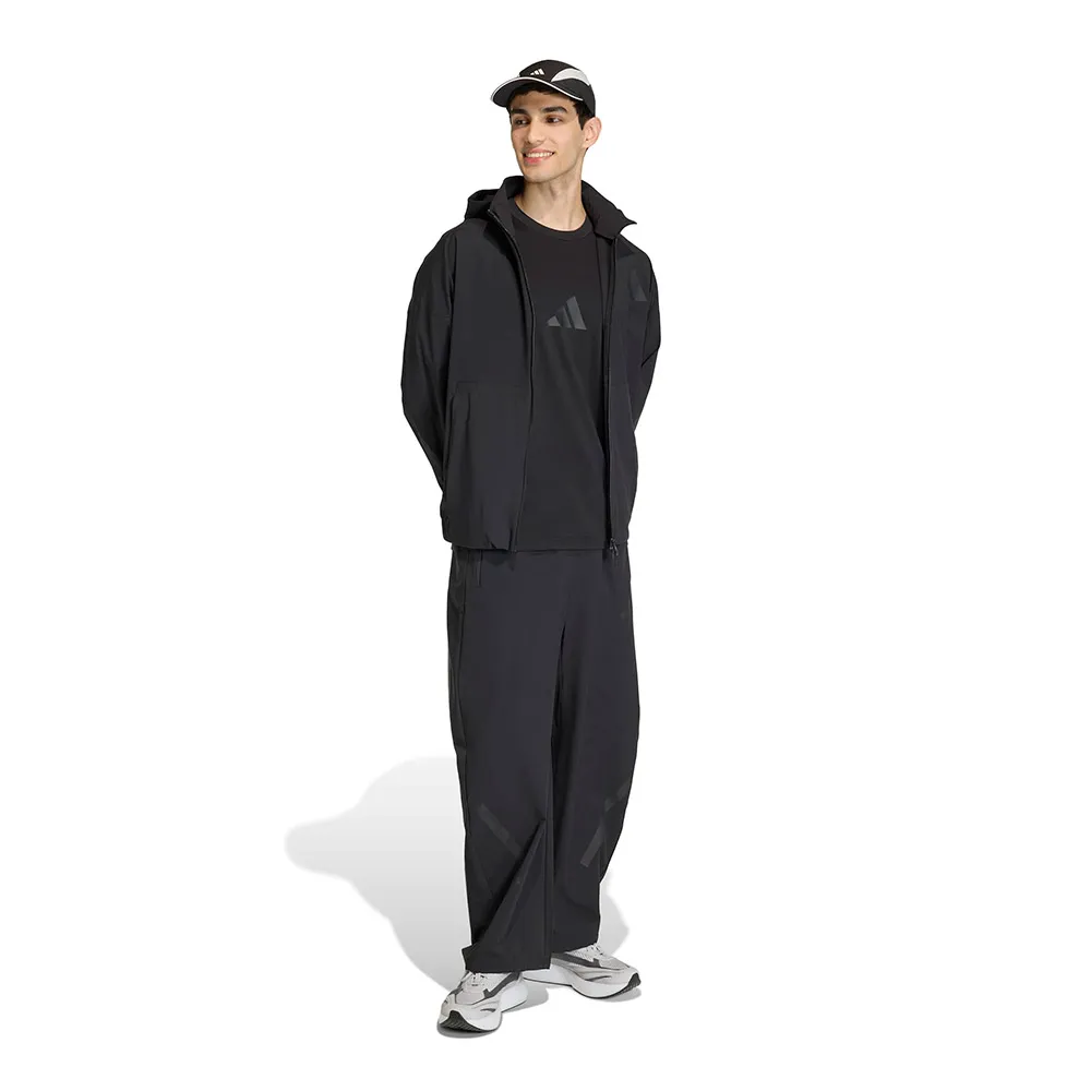 Брюки adidas ZNE Woven, черный — фото 4