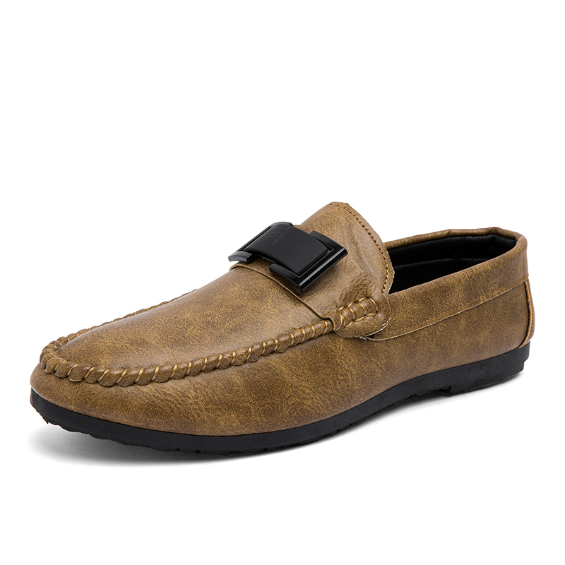 

KUPE Мужские повседневные туфли мужские низкие топы коричневые, цвет Brown
