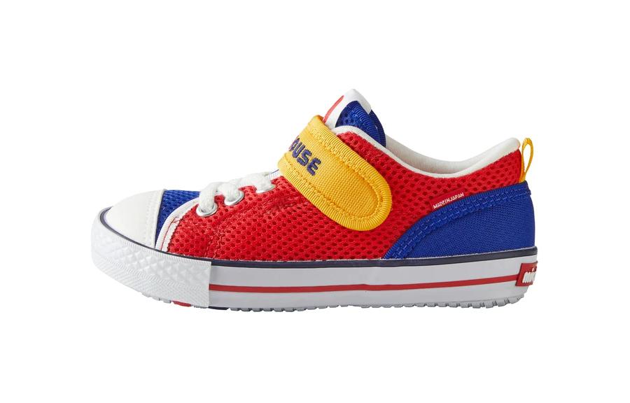 

Низкие детские туфли для малышей MIKI HOUSE, желтый/красный/синий