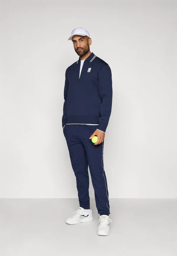 Теннисные спортивные штаны Lacoste Sport, Navy Blue — фото 2