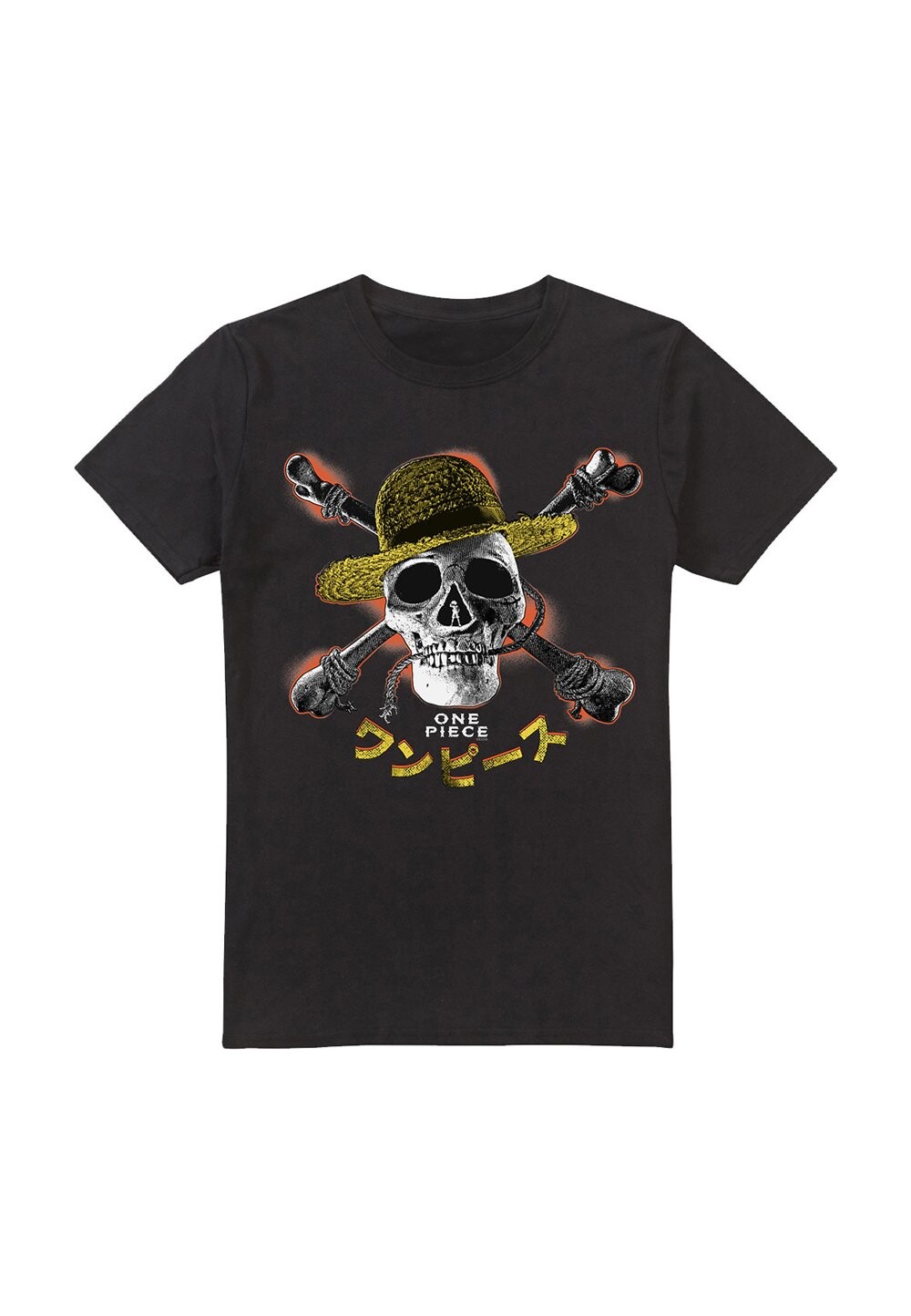 

Футболка с принтом ONE PIECE JOLLY ROGER Cotton Soul, черный