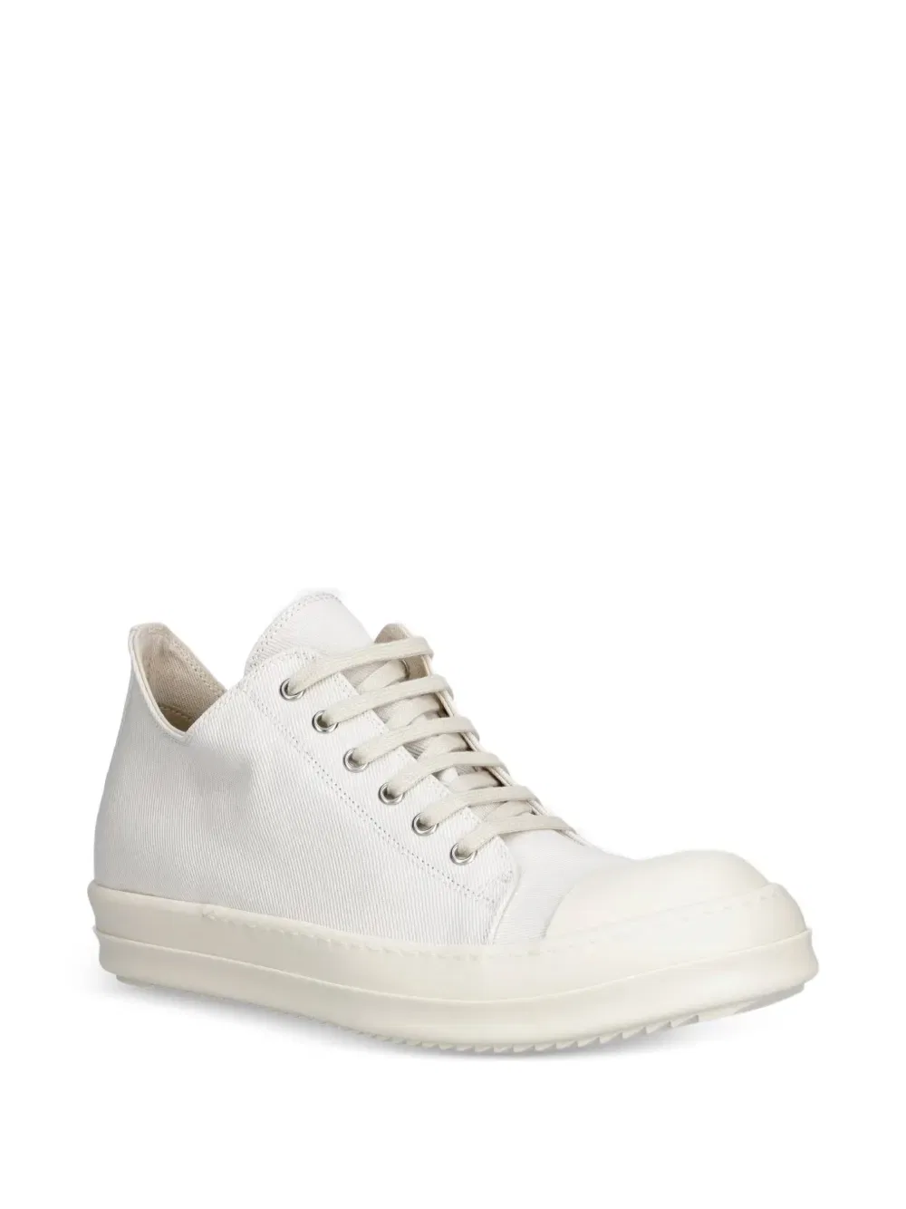 Низкие кроссовки на шнуровке Rick Owens Drkshdw, белый — фото 2