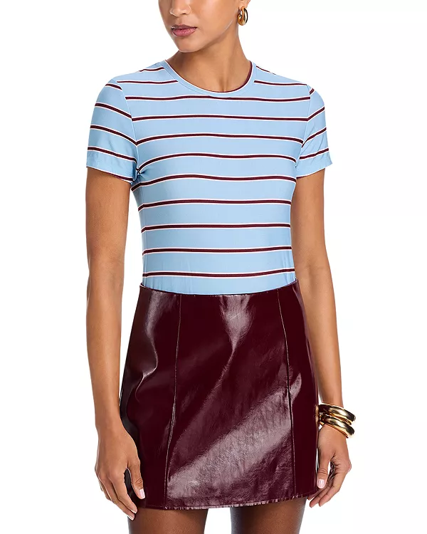 

Полосатая футболка Ressi L'Agence, синий