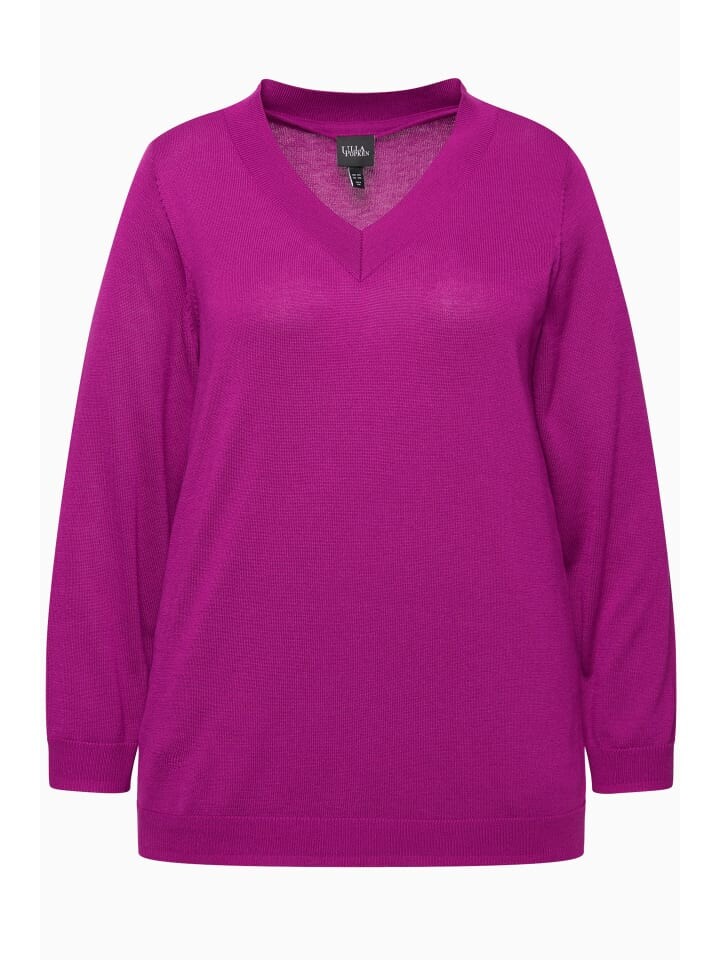 

Пуловер Ulla Popken Pullover, цвет beere