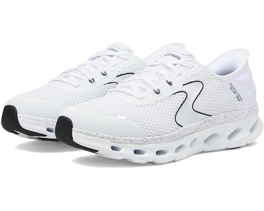 Кроссовки SKECHERS Go Walk Glide Step 2.0 Dani Hands Free Slip-Ins, белый/черный
