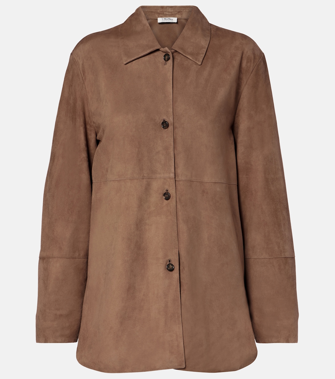 

Замшевая рубашка Estate S Max Mara, Visone