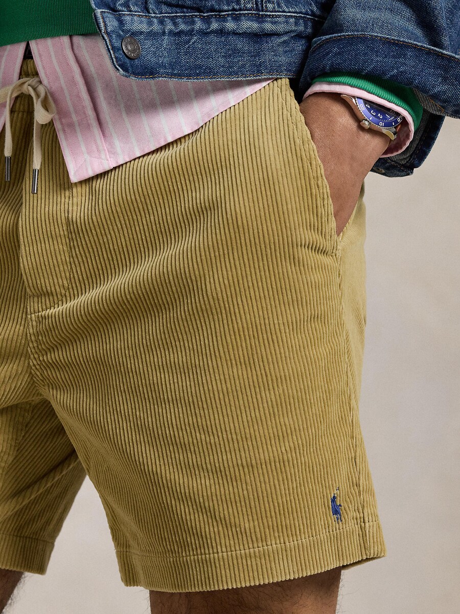 Брюки свободного кроя Polo Ralph Lauren, слоновая кость — фото 3