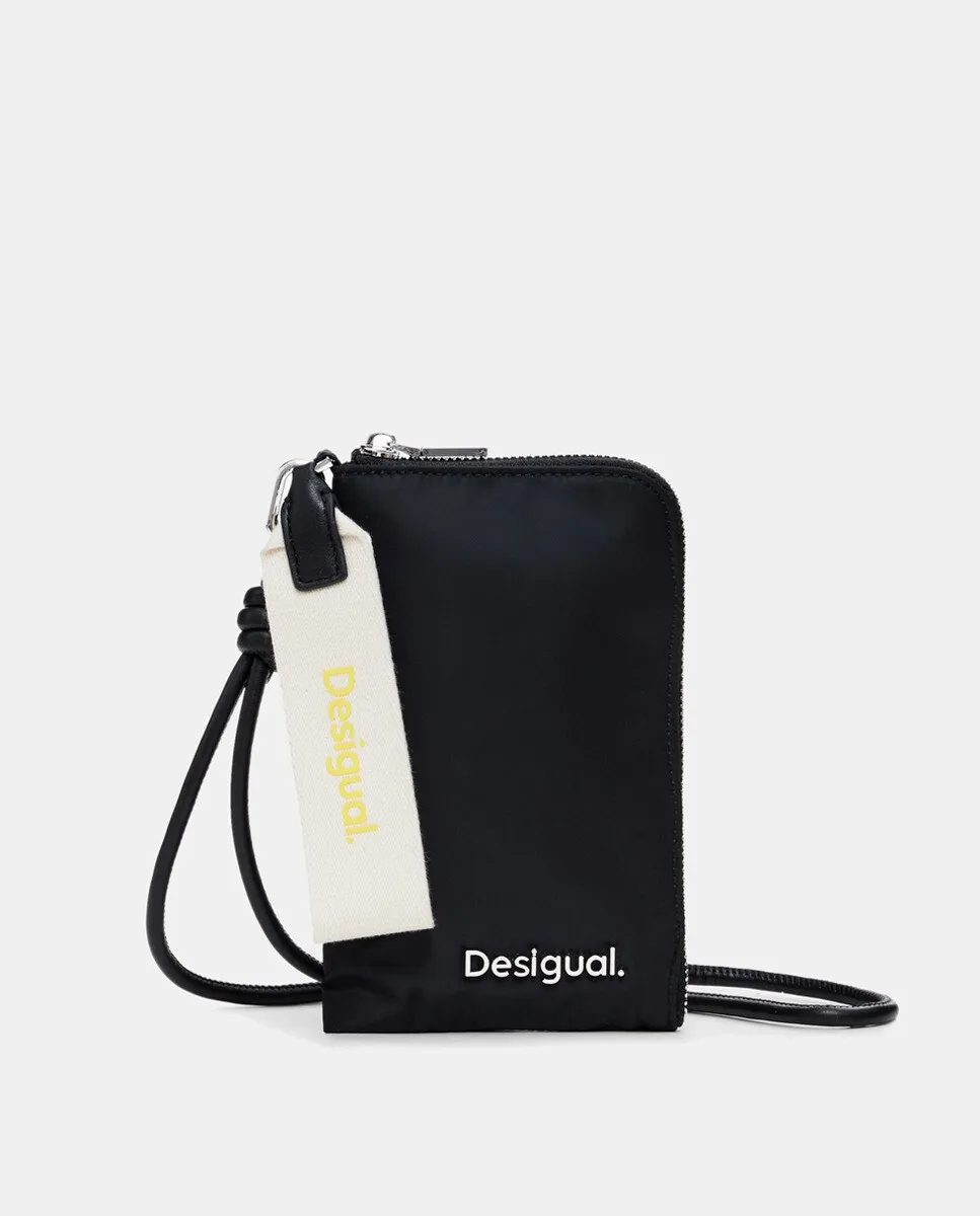 

Прямоугольный кошелек с застежкой Desigual, черный