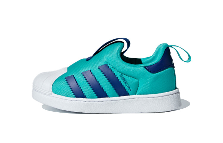 

Кроссовки adidas originals Superstar Series Toddler Shoes TD Low-top Green/Blue