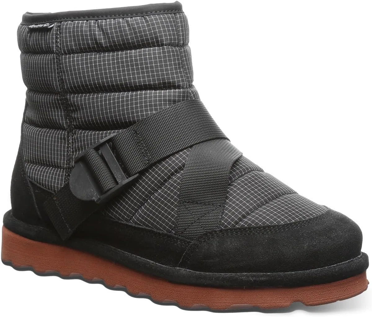 Мужские ботинки BEARPAW Connor, мужские ботильоны, удобные зимние ботинки, Black