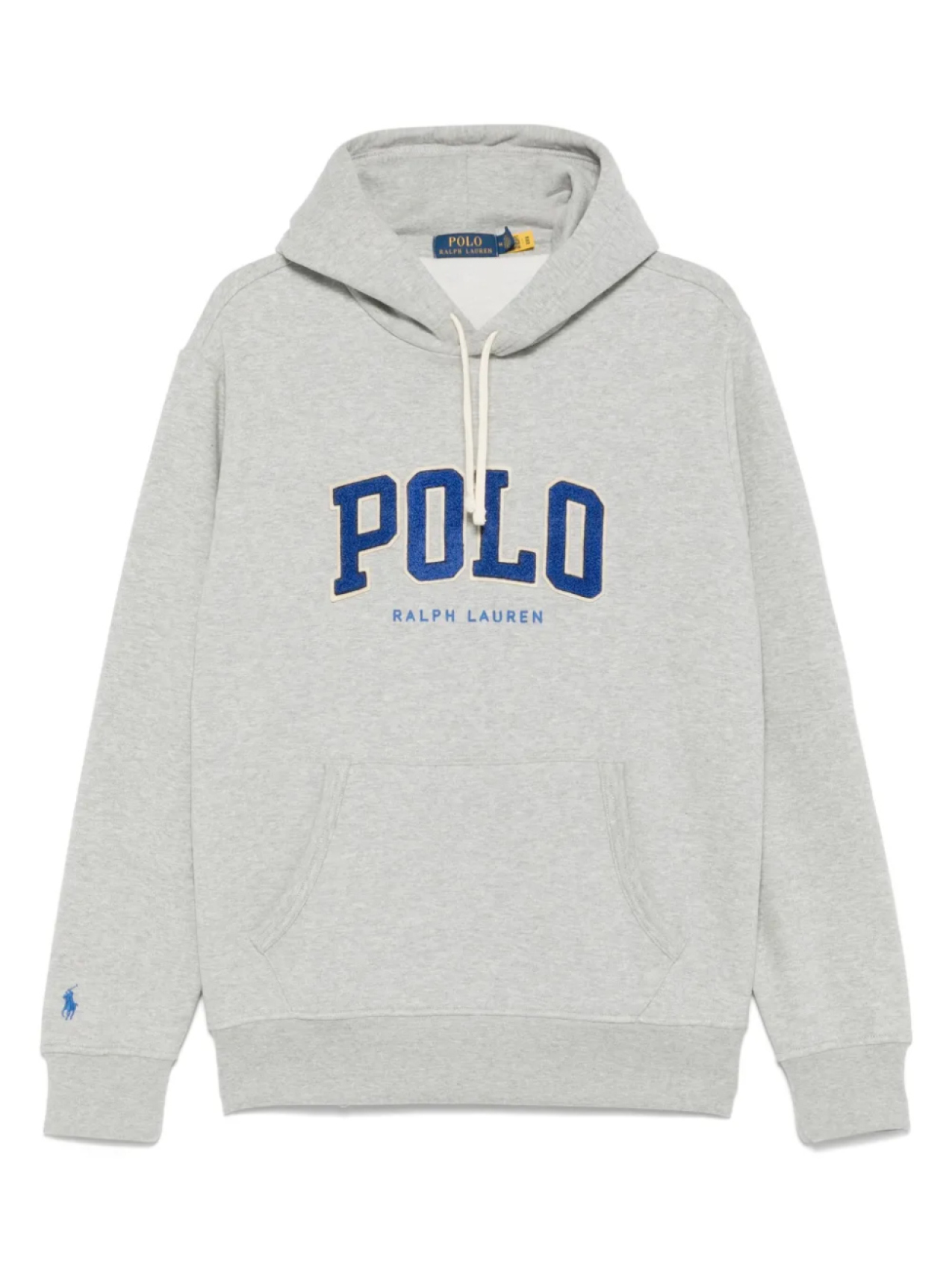 

Толстовка с капюшоном из флиса с логотипом RL Polo Ralph Lauren, серый