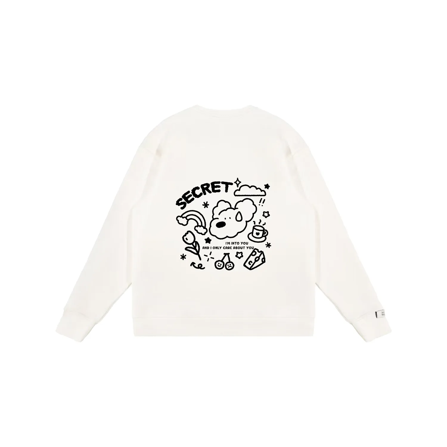 LABEL Свитшот Unisex Puppy Journal Crew Neck Moderate Regular Adidas, puppy journal — фото 4