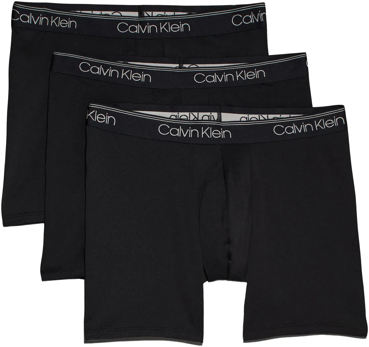 

Боксеры Calvin Klein Underwear "BOXER BRIEF 3PK" (3 шт. в упаковке), с удлиненными штанинами и эластичным поясом с логотипом, черный