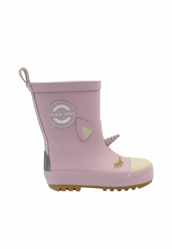 Сапоги резиновые 3D unicorn wellies Mikk-Line, сиреневые тени — фото 2
