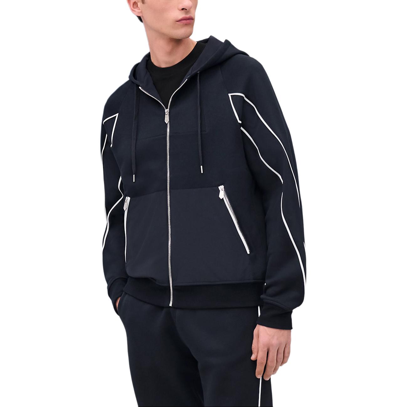 

HERMES Куртка мужская морская синяя, Marine Blue