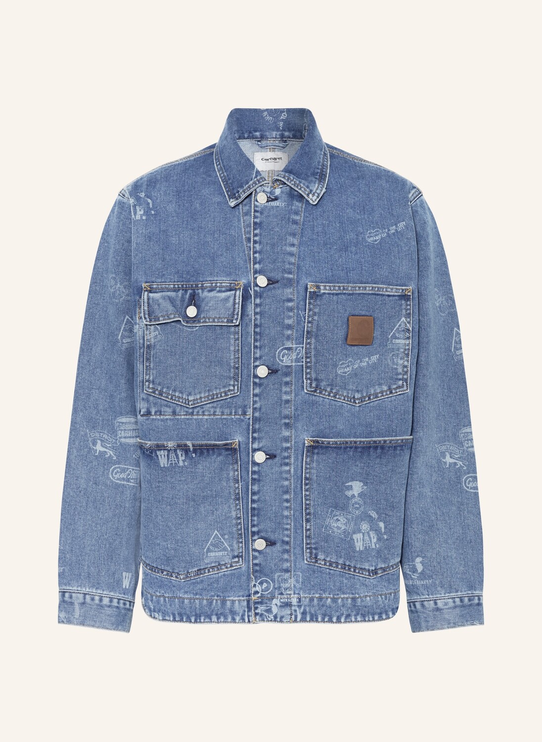 

Джинсовая куртка Carhartt Wip, синий