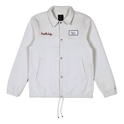 

Куртка Air Jordan x Union LA Coaches Jacket 'Bone', белый