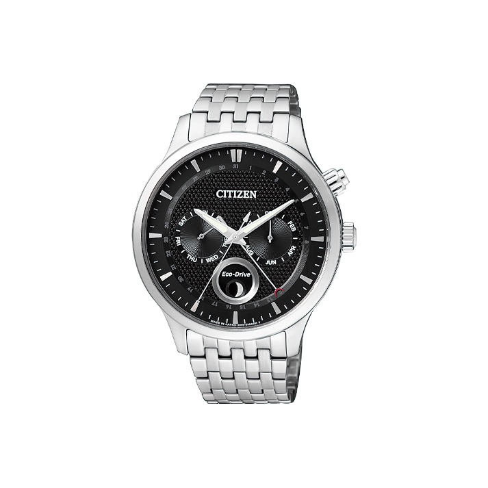 

CITIZEN Часы Ecology Drive Collection Solar Movement Stainless Steel Strap Watch Men's Watch Black Dial