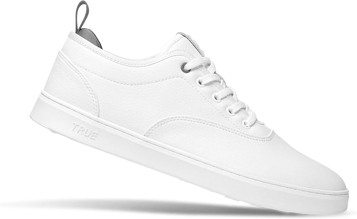 Мужские кроссовки TRUE Linkswear FS-01 - водоотталкивающие, из экологичной натуральной кожи, классический стиль для круглосуточного ношения, белый — фото 2