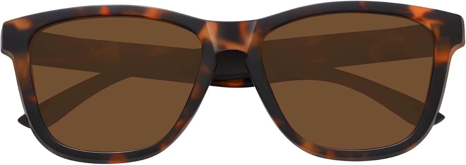 

Солнцезащитные очки DANAMY для женщин, поляризованные, модные, дизайнерские, с зеркальными линзами и защитой от УФ-излучения UV400, Elastic Brown Tortoise Frame Brown Lens