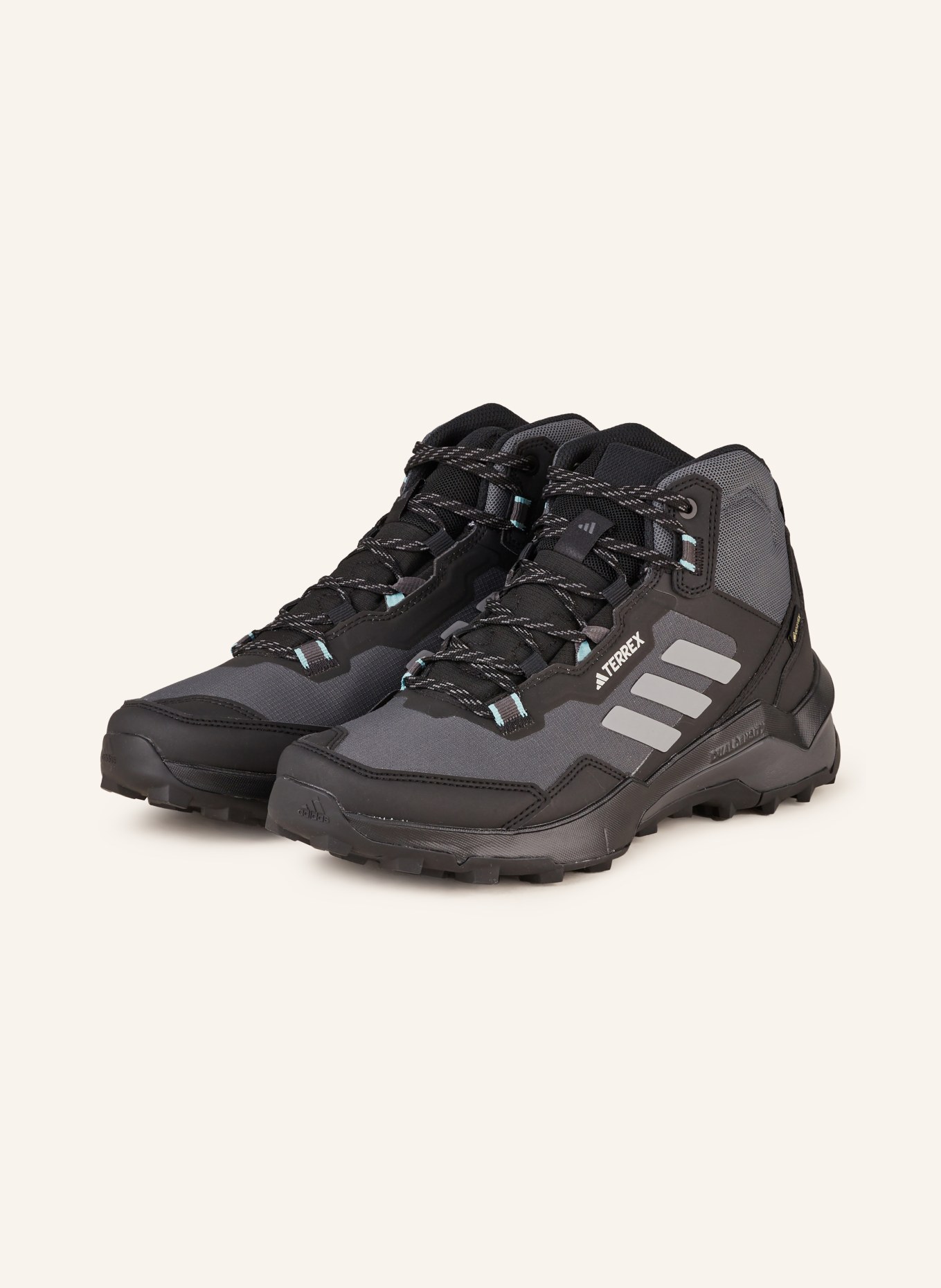 

Треккинговые ботинки terrex ax4 mid gtx adidas TERREX, черный/серый