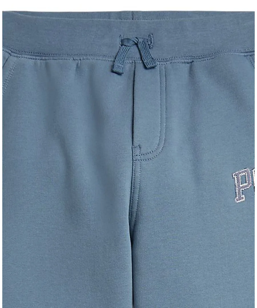 Детские флисовые спортивные штаны с логотипом (8-20 лет) Polo Ralph Lauren, deck wash белый — фото 4