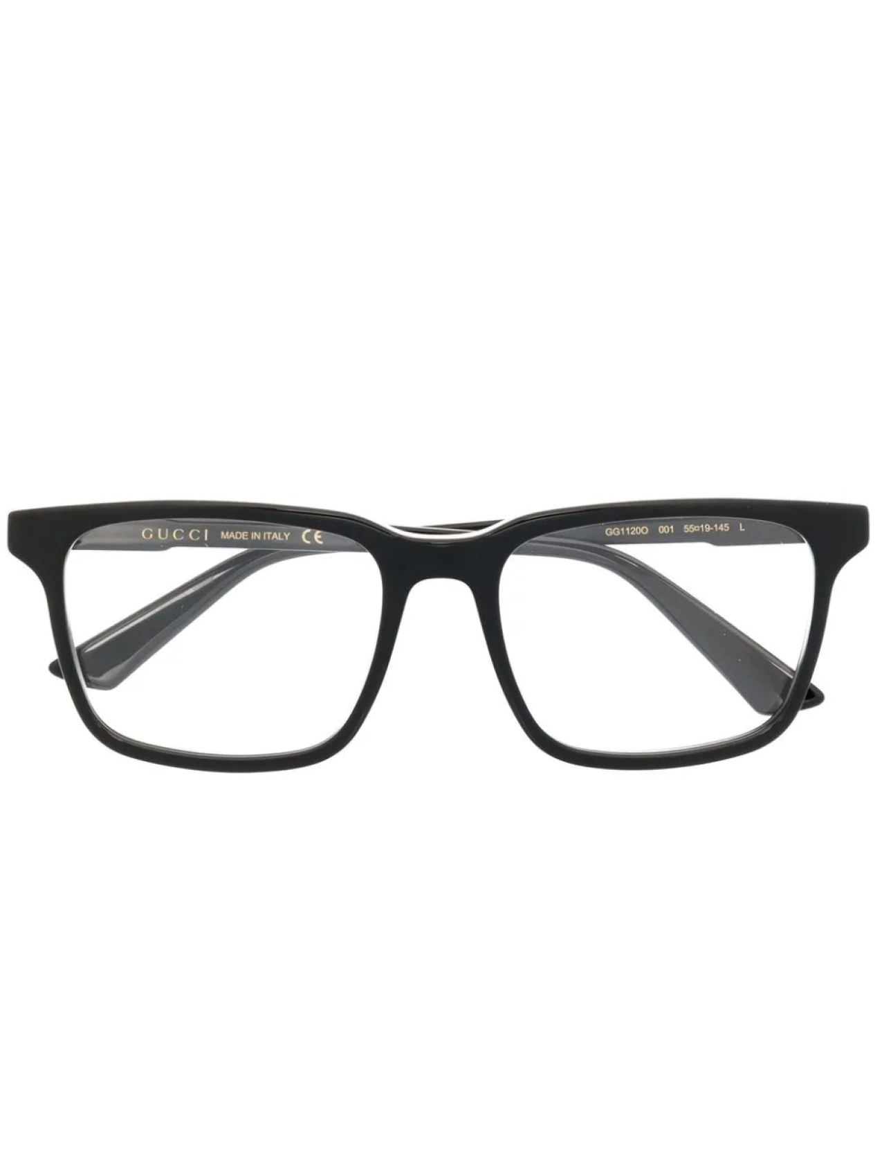 

Очки в квадратной оправе с логотипом Gucci Eyewear, черный
