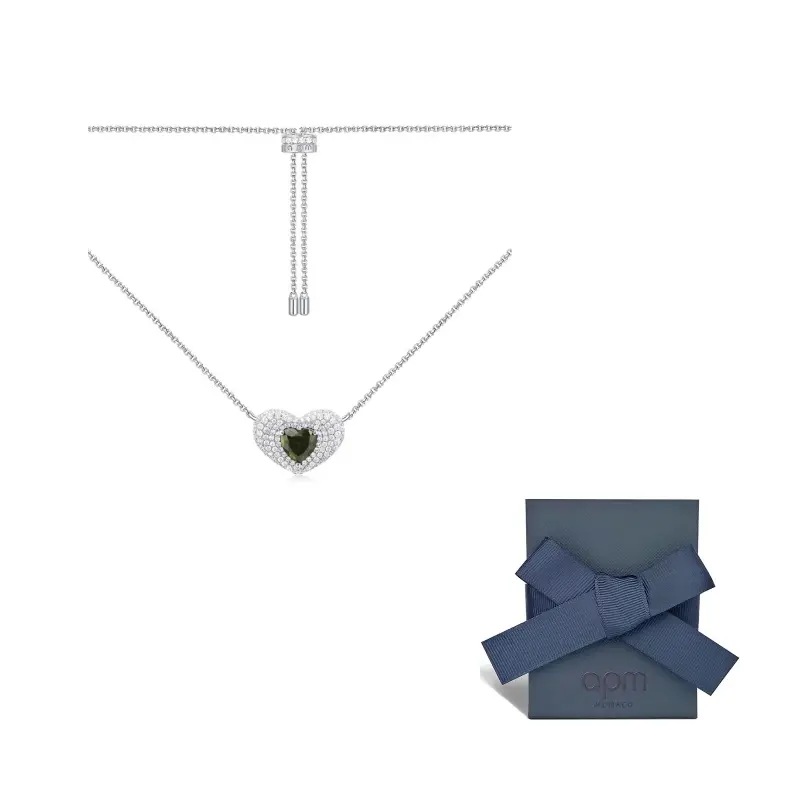 

Apm Monaco Романтичное ожерелье из серебра 925 пробы для женщин