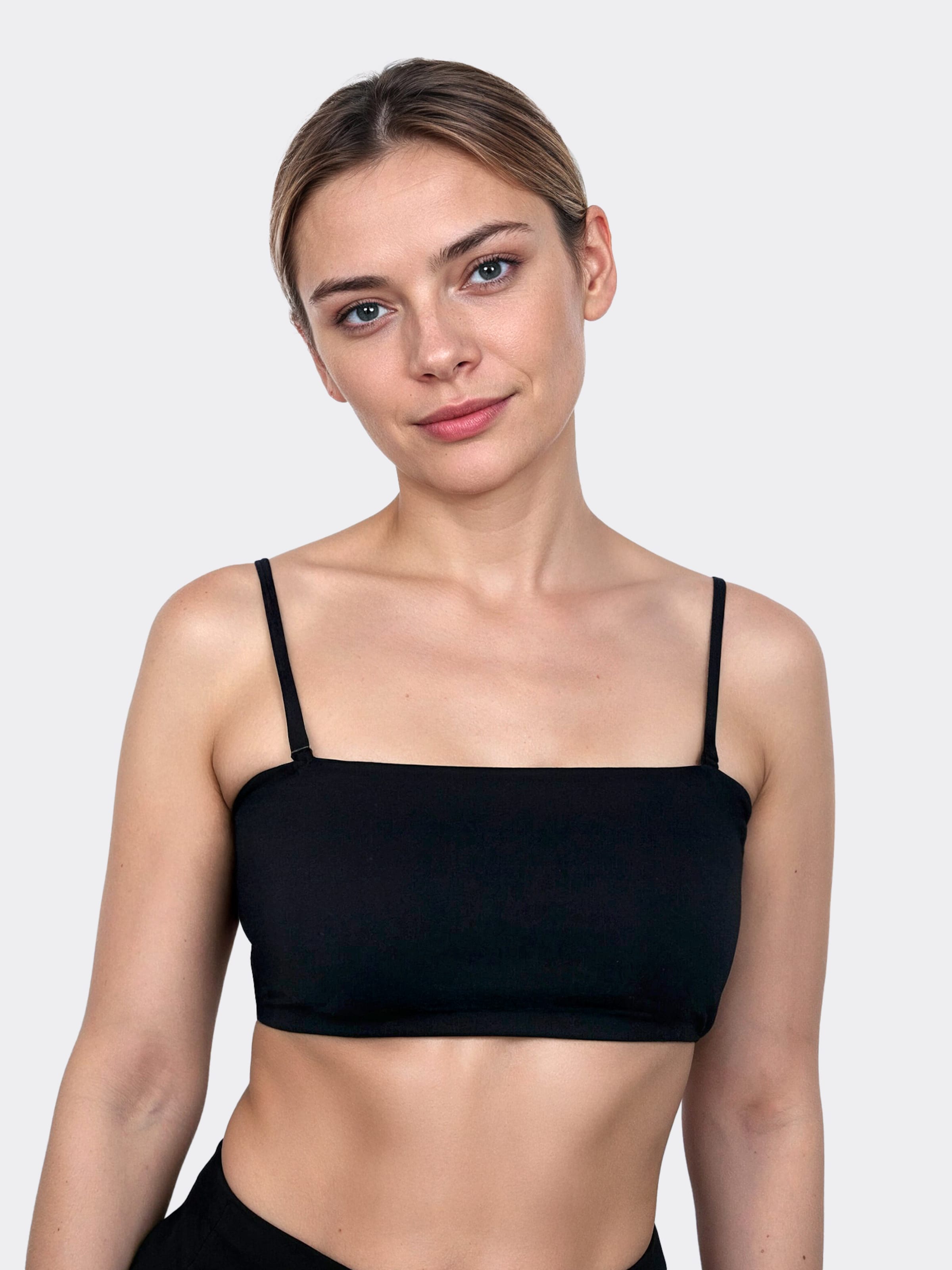 

MYLILY Топ бикини Triangle 'Bandeau Bikini Oberteil' в черном цвете, Черный, MYLILY Топ бикини Triangle 'Bandeau Bikini Oberteil' в черном цвете