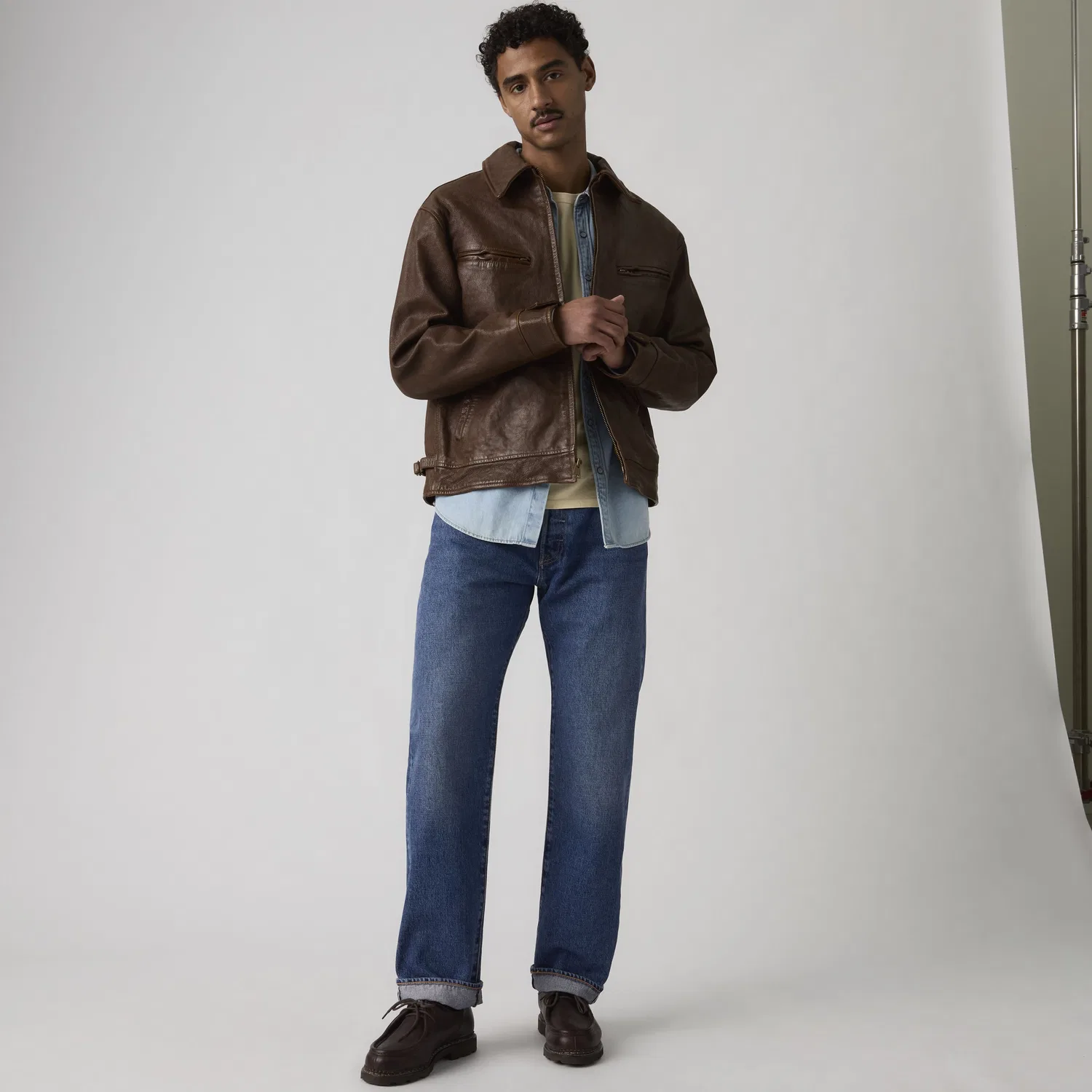 Мужские джинсы 501 Relaxed Selvedge Levi's, Dark Wash