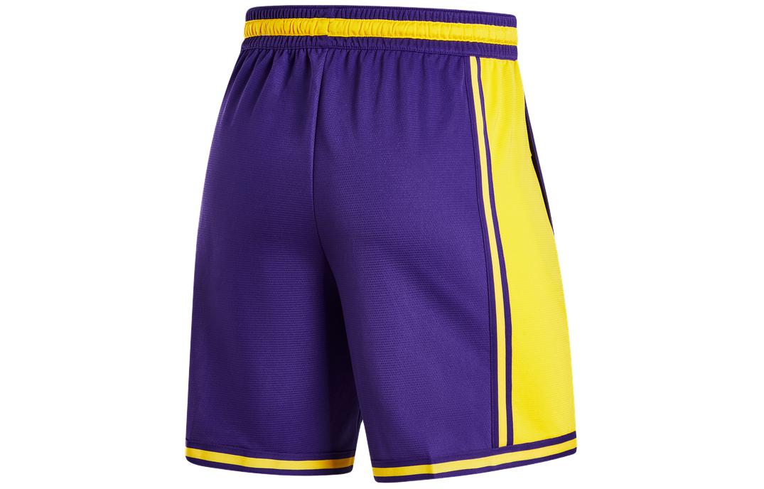 Мужские баскетбольные шорты Nike Global Purple/Amarillo Yellow/Global Purple — фото 3