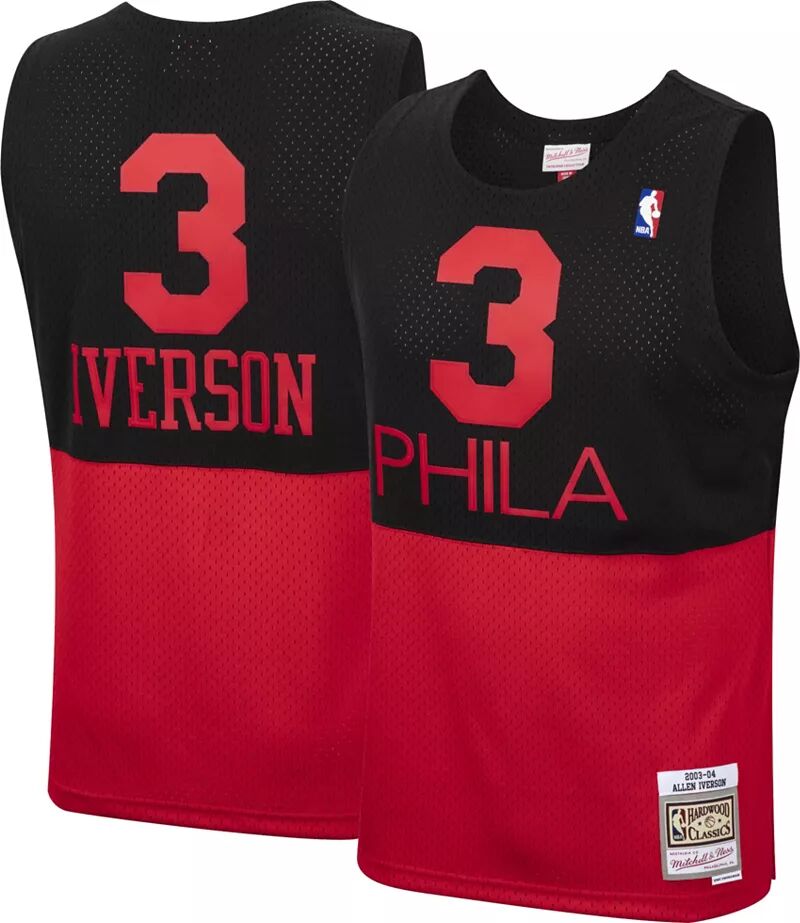 

Мужская майка Mitchell & Ness 2003 Philadelphia 76ers Allen Iverson #3 Red Hardwood Classics Swingman