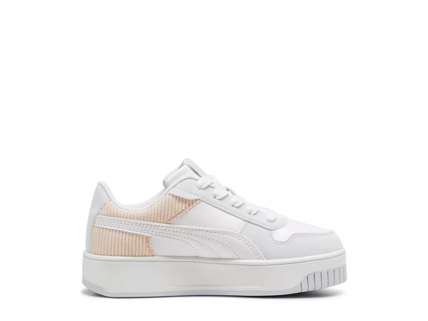 

Кроссовки Puma Carina Street — детские, белые/светло-серые/бежевые