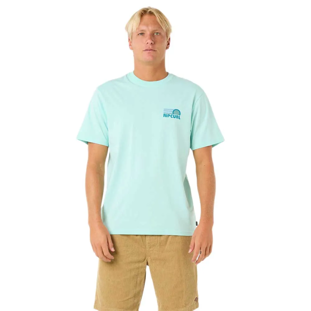 

Футболка с коротким рукавом Rip Curl Surf Revival Stacked, синий