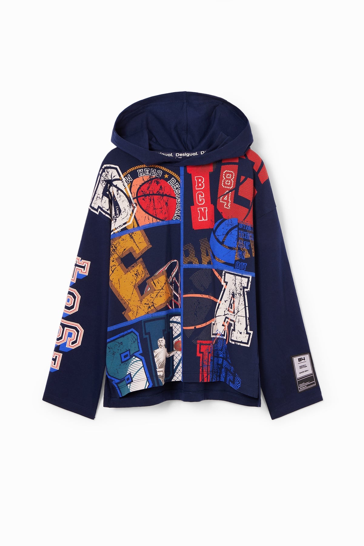 Футболка с длинным рукавом "Друзья Микки" Desigual, Blue/5001 — фото 2