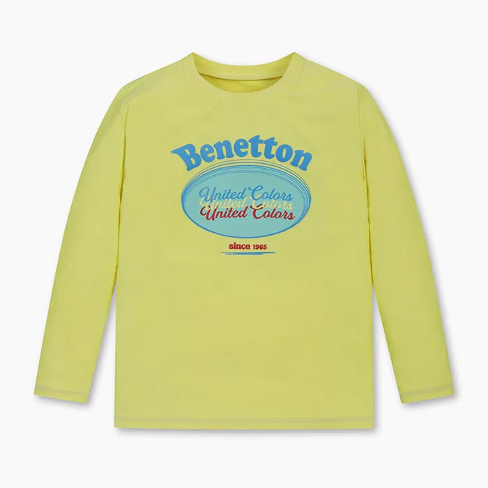 Детский рашгард Uni лавандового цвета от Benetton Kids