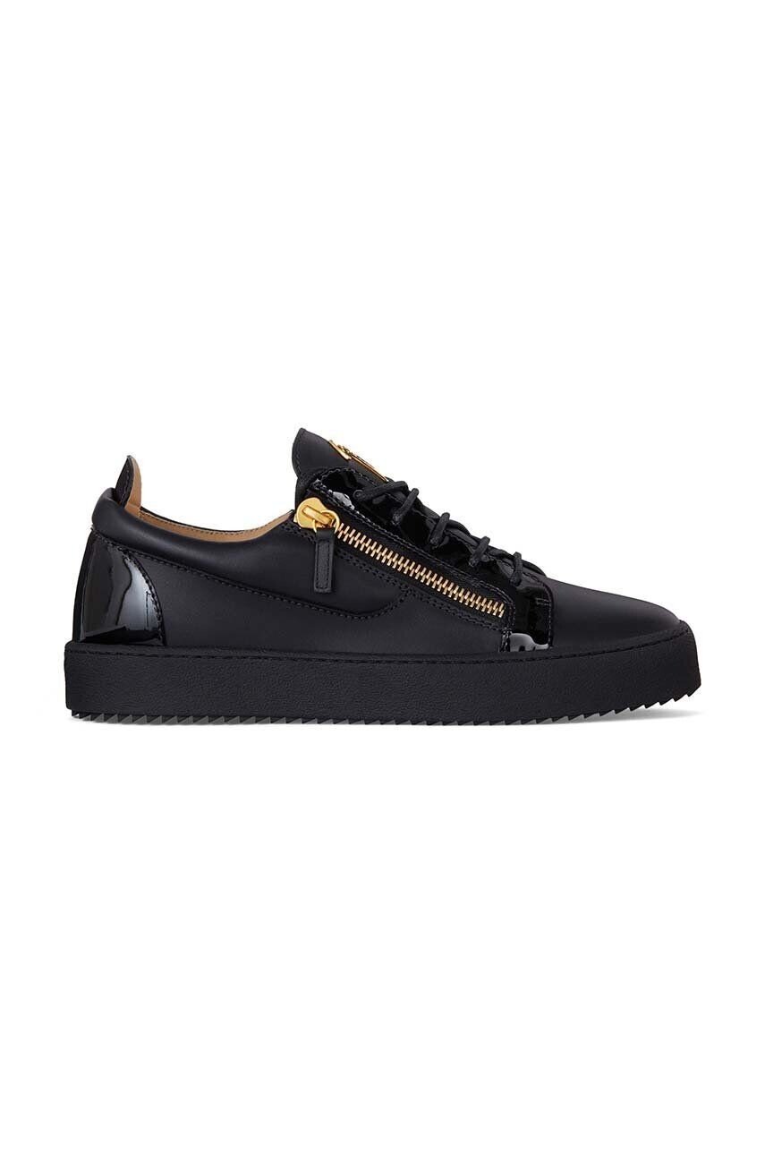 

Кожаные кроссовки May London Giuseppe Zanotti, черный