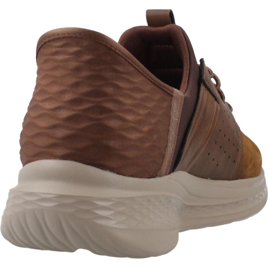 Кроссовки Skechers модель Slip-ins Slade - Zachary цвет коричневый — фото 3