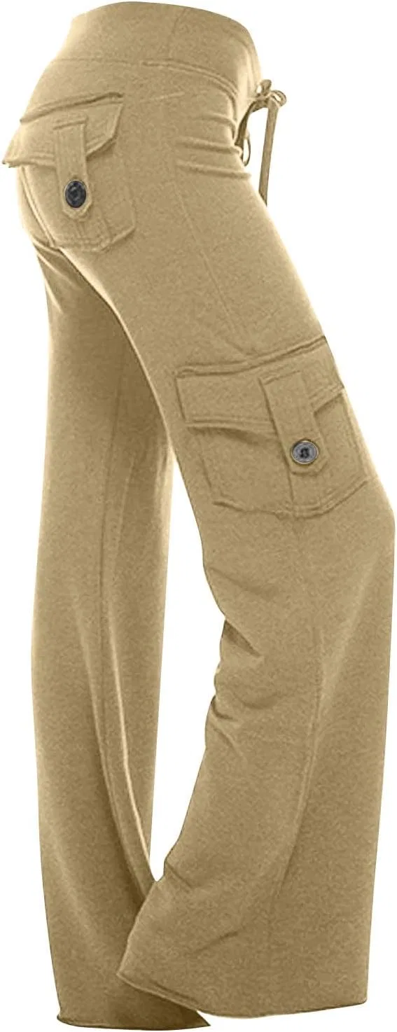 Штаны карго для йоги, Beige#1
