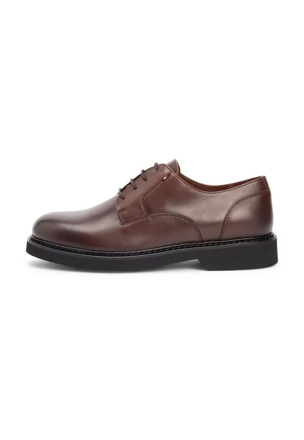 Сверхлегкие кожаные туфли-дерби на шнуровке Tommy Hilfiger, Dark Mocha