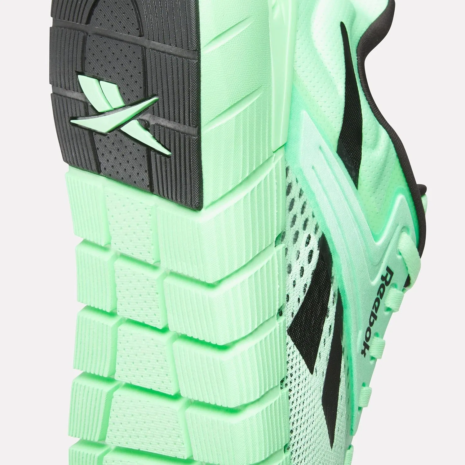Мужские кроссовки Reebok Nano Gym, Black Green Glow — фото 3