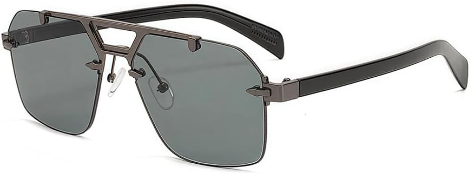 

Солнцезащитные очки с защитой от УФ-излучения UV400 | Леопардовый градиент, двойная перемычка | для женщин и мужчин, для занятий спортом на открытом воздухе и вождения DSVIGF, Black Green