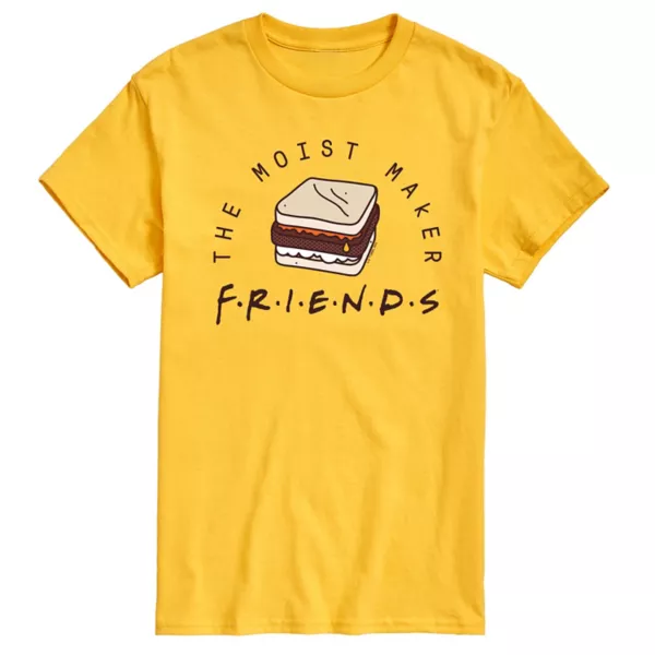 

Футболка с принтом ко Дню благодарения от Men's Friends Licensed Character, желтый