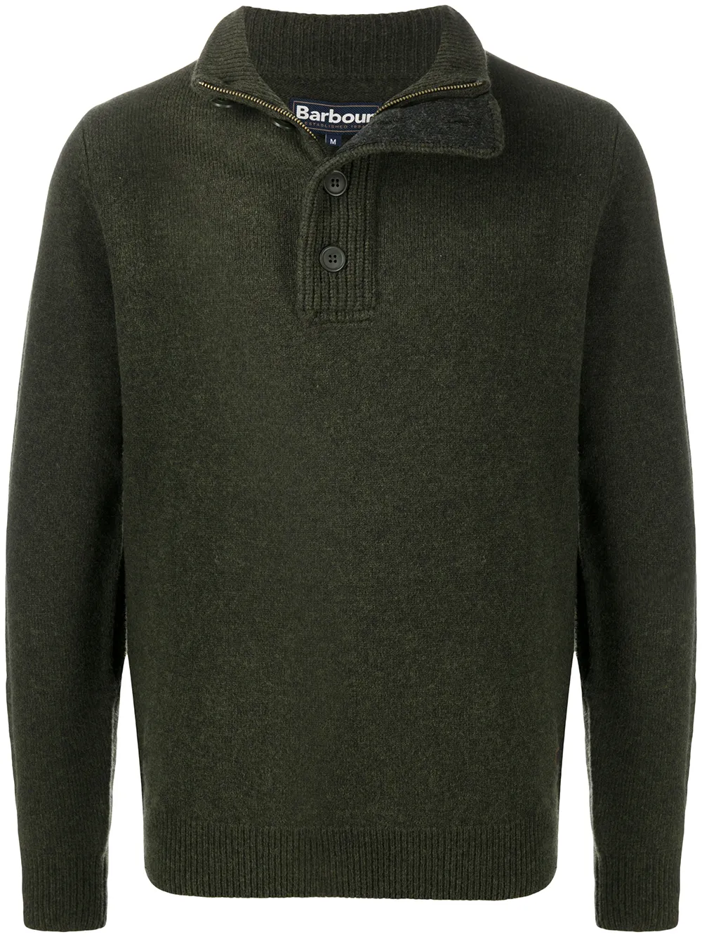 

Свитер с высоким воротником Barbour, зеленый