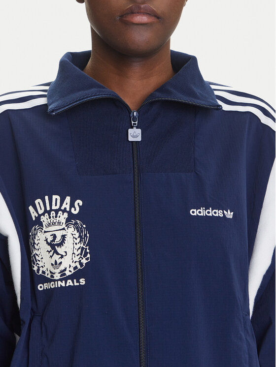 Толстовка Adidas Woven JY2809, синяя — фото 4